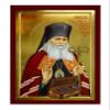 Saint Luke icon, Handmade Greek Orthodox icon St Lucas of Crimea, Byzantine Art wall Hanging on Wood Plaque icon, Religious Decor 7x10cm view 2