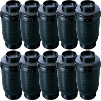 [Amazon.co.jp Exclusive] Fukui Craft Ohitsu, Heat Resistant, Made in Japan, Dishwasher Safe, Zelkova, Black Coat (Inner Black) (Set of 10)