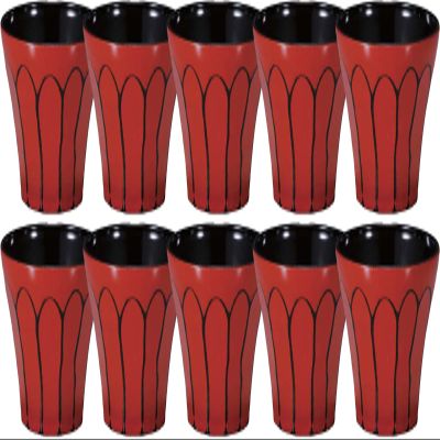 [Amazon.co.jp Exclusive] Fukui Craft Miso Soup Bowl, Heat Resistant, Made in Japan, Dishwasher Safe, Rough Carved Komachi Cup, Parent, Nukouchi Black, 1.2 inches (3.1 cm) (10 Guests)