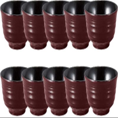 [Amazon.co.jp Exclusive] Fukui Craft Bowl, Super Heat Resistant, Made in Japan, Sen-Tier Multi-Use Bowl, Shintuai Black, 18.4 (10 Guests)