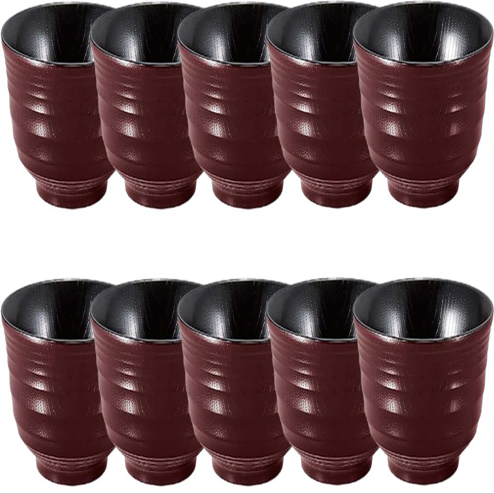 [Amazon.co.jp Exclusive] Fukui Craft Bowl, Super Heat Resistant, Made in Japan, Sen-Tier Multi-Use Bowl, Shintuai Black, 18.4 (10 Guests)