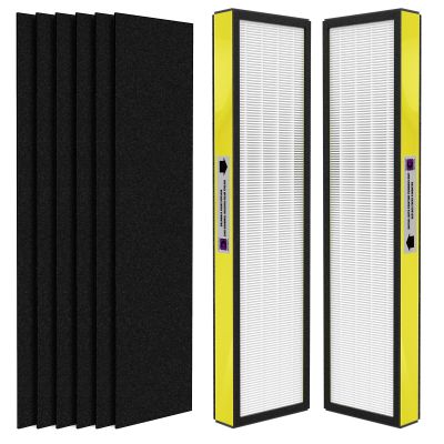 GoKBNY 2-Pack True FLT5000 FLT5250PT FLT5111 Replacement Filter C, Compatible with AC5000, AC5000E, AC5250PT, AC5350B, AC5350BCA, AC5350W, AC5300B, CDAP5500B, AP2800CA Purifiers