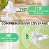 Simple Deluxe Clip Fan, 6-Inch Grow Tent Fan, Monkey Fan, Adjustable 90 Angles, 15W, 2-Speeds Control, 2 Pack view 3