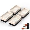 Furniture Risers, Tclouda Bed/Sofa/Desk/Table/Chair Leg/Fridge Lifts to 1.5, 3 and 4 in, Rectangle Adjustable Risers Blocks for Extenders, Heavy Duty Supports Up to 1300 Lbs, 1.5 in-Apricot-Rectangle view 1