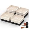 Furniture Risers, Tclouda Bed/Sofa/Desk/Table/Chair Leg/Fridge Lifts to 1.5, 3 and 4 in, Square Adjustable Risers Blocks for Extenders, Heavy Duty Supports Up to 1300 Lbs, 1.5 in-Apricot-Square view 1