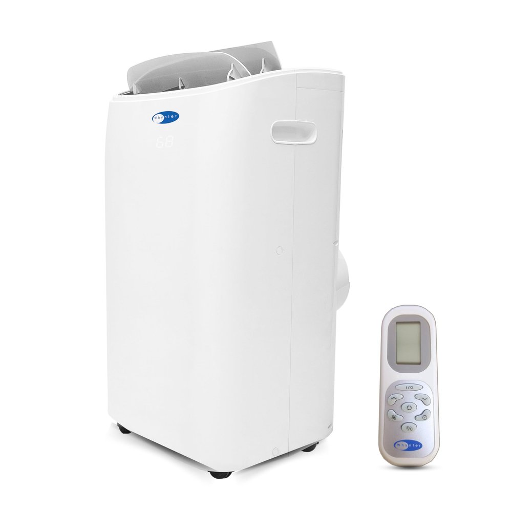 Whynter Portable Air Conditioner, 14,000 BTU, Dual Hose, HEPA, ARC-147WF