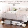 Furniture Risers, Tclouda Bed/Sofa/Desk/Table/Chair Leg/Fridge Lifts to 1.5, 3 and 4 in, Rectangle Adjustable Risers Blocks for Extenders, Heavy Duty Supports Up to 1300 Lbs, 4 in-Apricot-Rectangle view 3