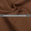 Yarns of Cotton Premium Hotel Quality 1-Piece Flat Sheet, Luxury and Softest 600 Thread Count Egyptian Quality Bedding Flat Sheet, Wrinkle-Free, Stain-Resistant, Coffee, Twin, Pack of 6 view 3