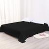 Yarns of Cotton Premium Hotel Quality 1-Piece Flat Sheet, Luxury and Softest 600 Thread Count Egyptian Quality Bedding Flat Sheet, Wrinkle-Free, Stain-Resistant, Black, King, Pack of 6 view 4