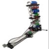 NKAIKE Auto Aluminum Can Crusher, Heavy Duty Pneumatic Cylinder Soda Beer Can Crusher, Eco-Friendly Recycling Tool (Automatic Button Feeding Style) view 2
