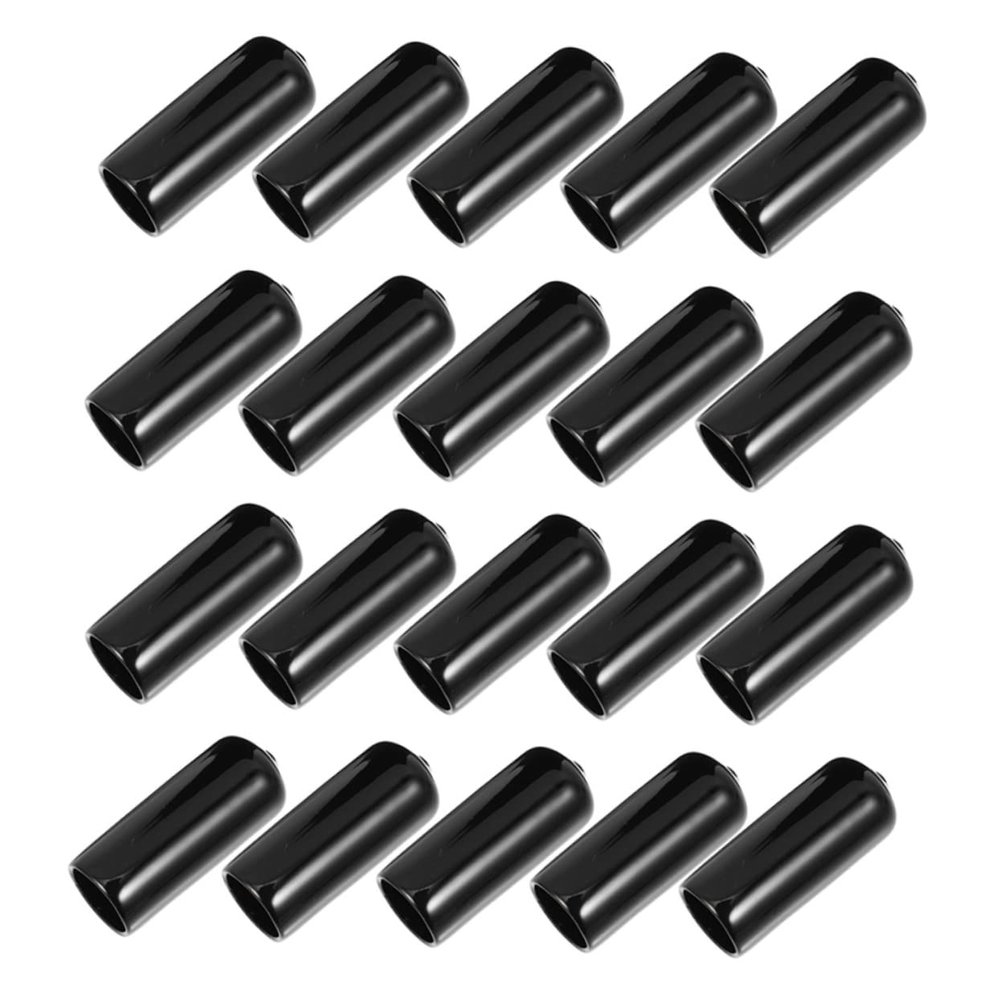BESPORTBLE 20pcs Billiard Cue Sleeves Wear-Resistant Rubber for Pool Cues Easy to Attach Needed for Travel and Storage
