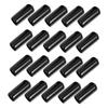 BESPORTBLE 20pcs Billiard Cue Sleeves Wear-Resistant Rubber for Pool Cues Easy to Attach Needed for Travel and Storage view 1