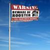 Abipuir Room Flags For Girls Beware of Rooster Flag Funny Flags For Room Guys (Size : 120X180CM) view 4