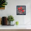 Wooden Sandwich Board Valentine's Day My Love Sign 12" x 12" Rustic Wood Picture Frame Sign - Dark Navy Blue view 4