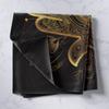 Gold Hamsa Hand Tapestry Black Gold Mandala Wall Blanket Tapestries Boho Wall Hanging for Kids Teens Boys Room Decor, Lucky Hand of Fatima Home Wall Decor, Large 59.1 x 82.7 Inches view 2