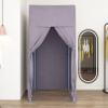 Fitting Room, Clothing Store Changing Room, Movable Square Locker Room,With Shading Curtain, Strong Shading, Better Privacy Protection Fitting Room-Easy To Assemble, Clothing Store, Private Space view 2