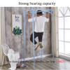 Fitting Room, Clothing Store Changing Room, Movable Square Locker Room,With Shading Curtain, Strong Shading, Better Privacy Protection Fitting Room-Easy To Assemble, Clothing Store, Private Space view 4