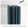 Clothing Store Fitting Room,Wall-mounted Dressing Room, Changing Room, DIY Temporary Locker Room With Shading Curtain And Hook Up, Privacy Screen Partition For Office Outdoor Activity And The Mall view 2