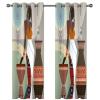 Abstract African Woman Blackout Curtains, Tribal Ethnic 3D Printed Drapes, 2 Panels Window Curtains, Thermal Insulated Drapes Darkening Window Curtain for Bedroom Living Room 63" W x 45" L view 2