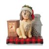 Enesco Country Living by Jim Shore Country Dog Milk Pail, Figurine, 5.25 inch-Height view 1