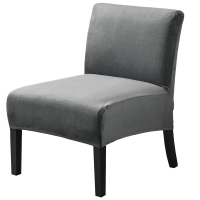 Fenglin-ypf Velvet Armless Accent Chair Slipcover High Stretch Chair Slipcovers Removable Oversized Big Chair Furniture Protector Slip Cover for Living Room Bedroom. (Color : C)