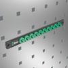 9601 Magnetic Sock Rail 3/8" Empty 30x340 mm view 2