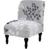 Armless Accent Chair Cover Slipcover Chair Cover Floral Style Stretch Removable Armless Chair Cover for Living Dining Room Hotel. (Color : I) view 1