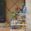 XUEHONG001 Display Clear Case, Protection Showcase, Clear 3MM Acrylic Case Organizer Cube, Figures Models Toys Dustproof Protection Storage Countertop Box, Stackable 10MM Base view 4