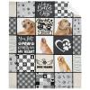 Lynnezilla Personalized Pet Memorial Throw Blanket - Custom With Name 40"x50" - Remembrance Gifts for Dogs, Cats, Pets Lovers - In Loving Memory Blankets view 1