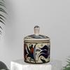 EliPOT Ceramic Sugar Holder, Ceramic Sugar Holder, Ceramic Table Sugar Holder (White and Blue) view 1
