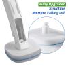 oshang Disposable Toilet Brush - Toilet Bowl Cleaner, Toilet Cleaning Supplies, Toilet Brush with Holder, 14 Refills for Deep Cleaning and Hygienic Bathroom Maintenance view 4