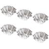 Hemoton Egg Tart Wrapper 12Pcs Egg Tart, Stainless Steel Mini Tart/Pie Pans, Mini Pie Tartlet Cake, Reusable Cupcake Muffin Baking Cup for Kitchen Seasoning Bowl view 1