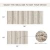Ink+Ivy Bath Rug Hand-Woven Texture Shaggy Striped Soft & Water Absorbent, Boho Bathroom Dcor Bath-Mats, Non-Slip Absorbent Quick Dry Mats for Tub, Shower Room, Asher, 20x32 Natural view 2