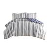 Clean Spaces Cobi Polyester Microfiber Printed Duvet Set with Navy Finish view 2