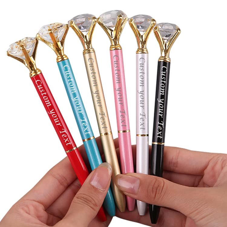 Bridesmaid Gift for teachers Bridal Shower Bling pen Guest Bridal Party Planner Diamond wedding gift Pen bulk set birthday pen (30 PENS, Light pink)