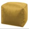 Gouchee Home Roll Velvet Ottoman/Pouf Multi-Function Lounger Stool Footrest with Filling Mustard view 1