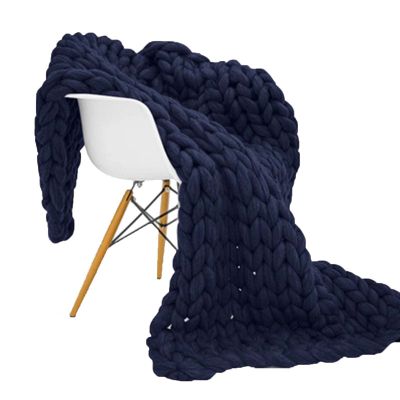 BAILR Cozy Throw Blankets 4771inch, Chunky Knit Blanket Chenille Soft Throw Blanket, Blankets Machine Washable for Couch Bed Sofa Travel Camping (C 120180cm)