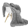 BAILR Cozy Throw Blankets 4771inch, Chunky Knit Blanket Chenille Soft Throw Blanket, Blankets Machine Washable for Couch Bed Sofa Travel Camping (F 120180cm) view 1