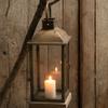 BOOMLATU Gold Lantern Candle Holder Centerpiece 23.6in Tall,Metal Candle Lanterns with Glass for Indoor Outdoor Events Parities and Weddings (Large) view 3