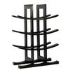 12-Bottle Wine Rack in Dark Espresso Finish Bamboo view 1