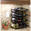 12-Bottle Wine Rack in Dark Espresso Finish Bamboo view 3