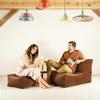 Gouchee Home Roll Velvet Ottoman/Pouf Multi-Function Lounger Stool Footrest with Filling Copper view 2