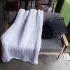 BAILR Chunky Knitted Throw Blanket 3979inch, Cozy Chunky Blankets, Large Throw Bed Blanket for Couch, Sofa, Home Decor, Gift - Machine Washable (K 100200cm) view 1