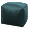Gouchee Home Roll Velvet Ottoman/Pouf Multi-Function Lounger Stool Footrest with Filling Petrol view 1