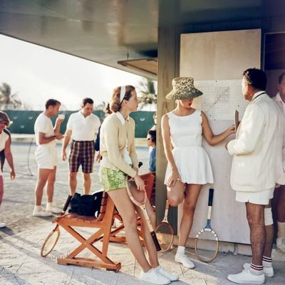 Slim Aarons Tennis in the Bahamas Print | LARGE FORMAT | gallery photo, Palm Springs, mothers day gift, bathroom wall art, fine art print (12x12)