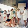 Slim Aarons Tennis in the Bahamas Print | LARGE FORMAT | gallery photo, Palm Springs, mothers day gift, bathroom wall art, fine art print (12x12) view 1