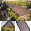 YHBZ Shade Net,Shade Cloth,Shade Sail,Durable Mesh Tarp,Breathable Awning,for Courtyard/Roof/Greenhouse/Plant Cover/Garden Terrace/Pergola/Storage or Car Shed,1x4m(3 * 13ft) view 2