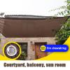 YHBZ Shade Net,Shade Cloth,Shade Sail,Durable Mesh Tarp,Breathable Awning,for Courtyard/Roof/Greenhouse/Plant Cover/Garden Terrace/Pergola/Storage or Car Shed,1x4m(3 * 13ft) view 4