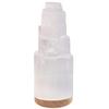 Himalayan Glow WBM Selenite Crystal Lamp, Morrocan Lamp Decorative Night Light | 7 Inch Tall view 1