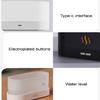 Small Evaporative Flame Humidifier, Essential Oil Diffuser with Flame Night Light, Room Humidifier for Bedroom,for Home Small Room Office Travel Super Quiet, Auto Shut-off (black) view 4